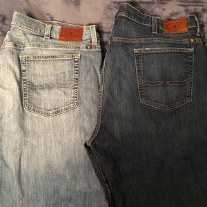 Lucky Brand men’s big and tall jeans 48x24”